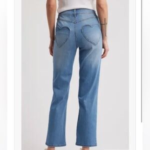 1822 Denim Women's Straight Leg Jeans - medium blue wash NWT